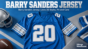 Barry Sanders jersey cover image - Barry Sanders Jersey: Lions 20 Styles, Fit and Care