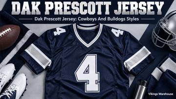 Dak Prescott jersey cover image - Dak Prescott Jersey: Cowboys And Bulldogs Styles