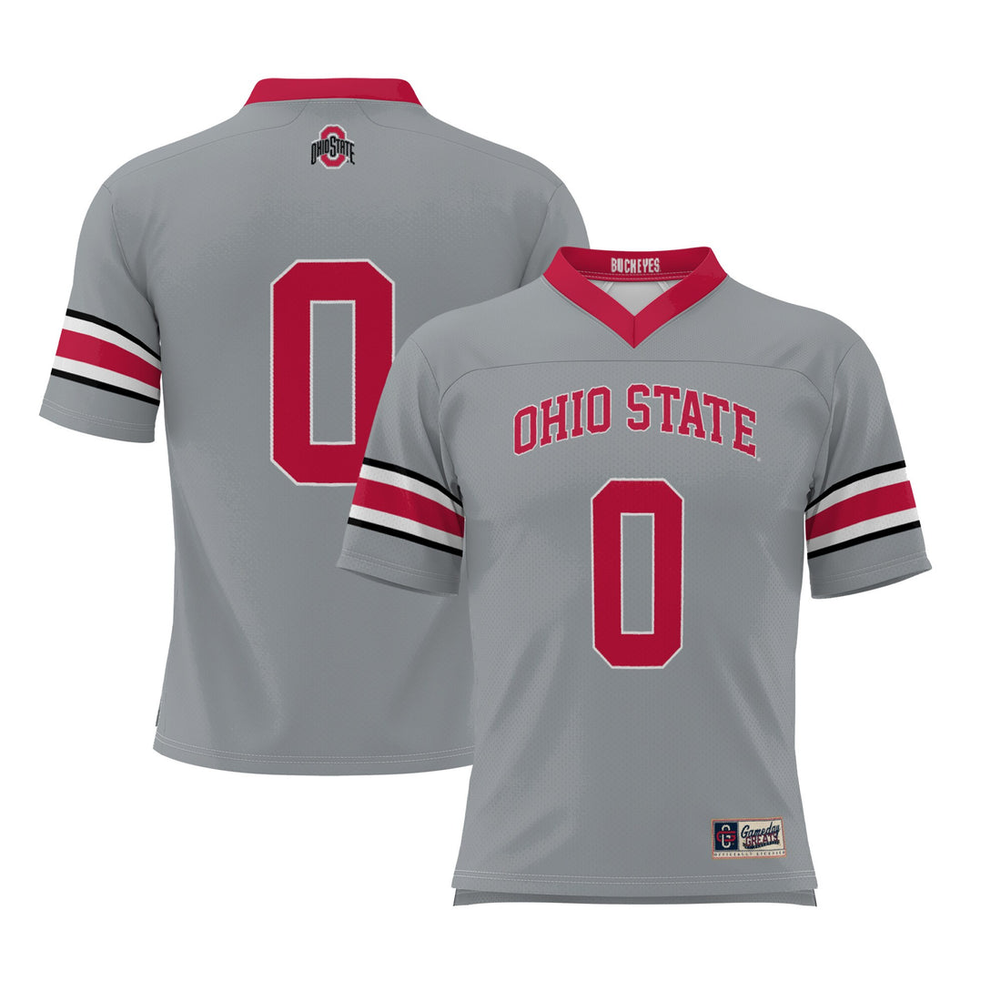 Lacrosse Ohio State Buckeyes gray jersey