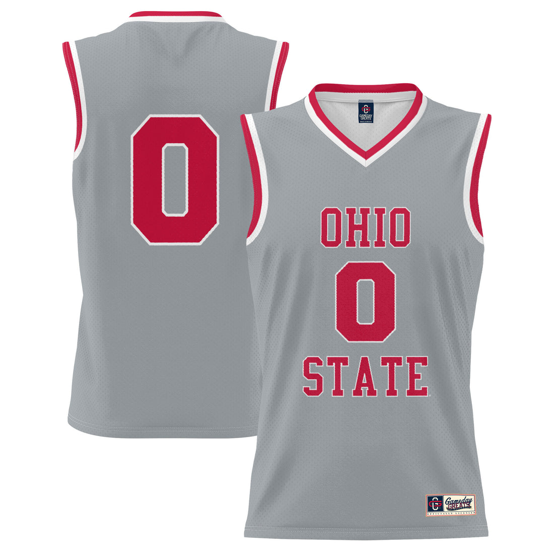 Ohio State Buckeyes gray Fashion jersey