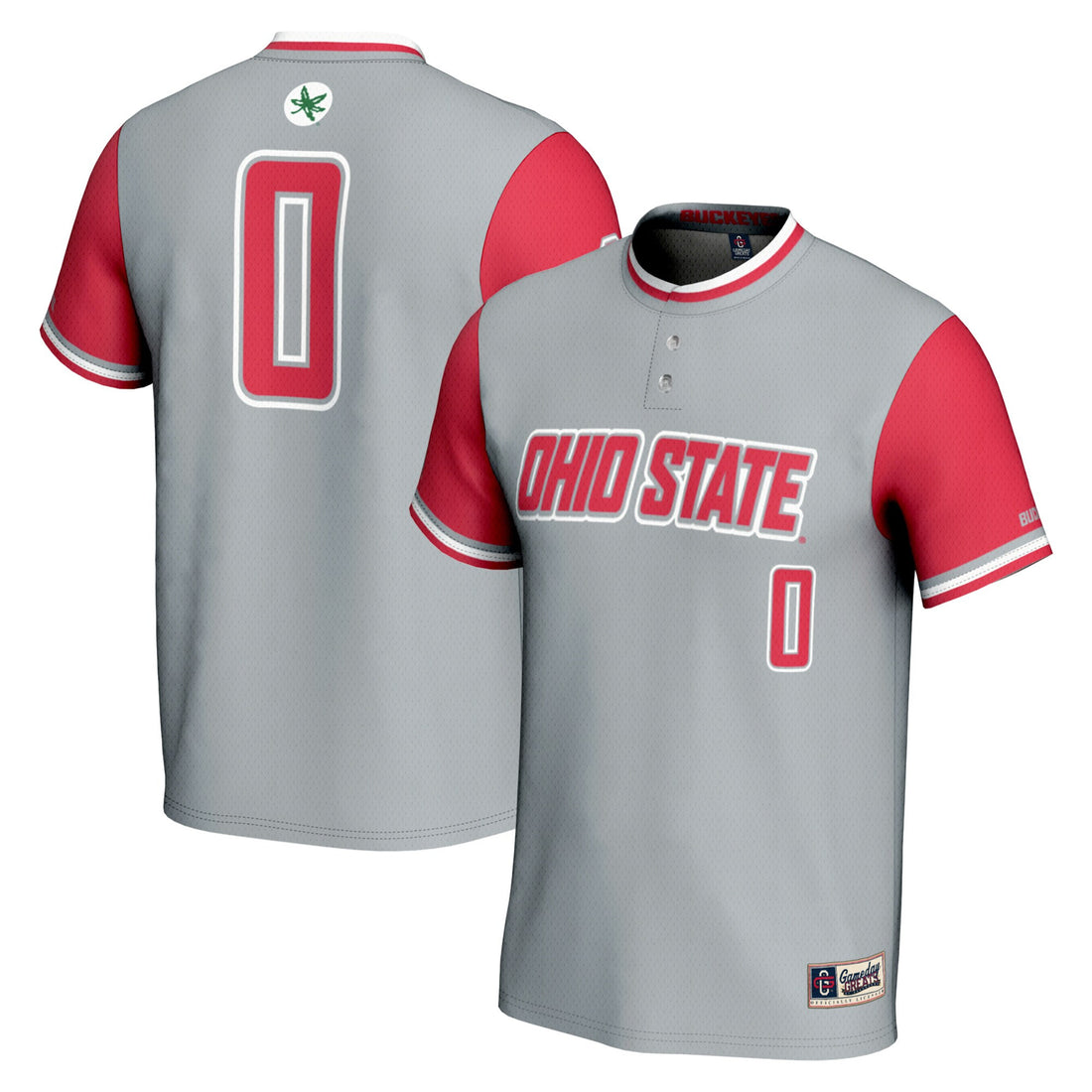 Softball Ohio State Buckeyes gray jersey