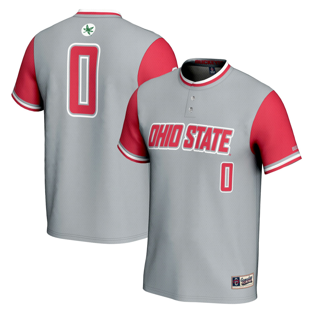 Softball Ohio State Buckeyes gray jersey