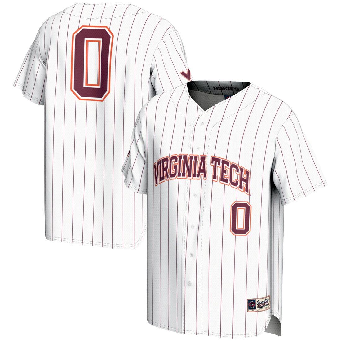 Virginia Tech Hokies white Fashion jersey