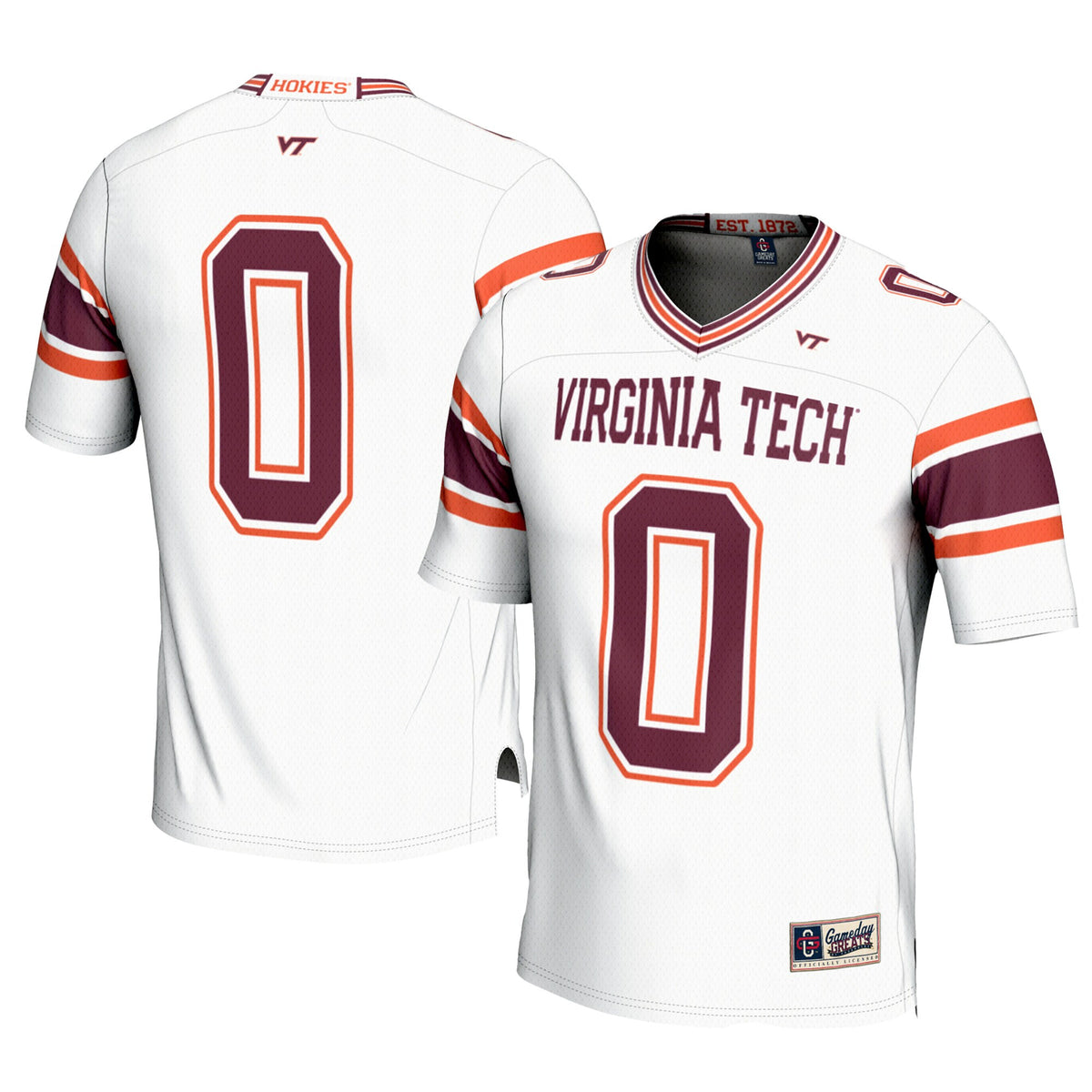 Virginia Tech Hokies white jersey