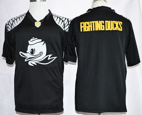 Blank Fighting Ducks Pride Oregon Ducks black Fashion jersey