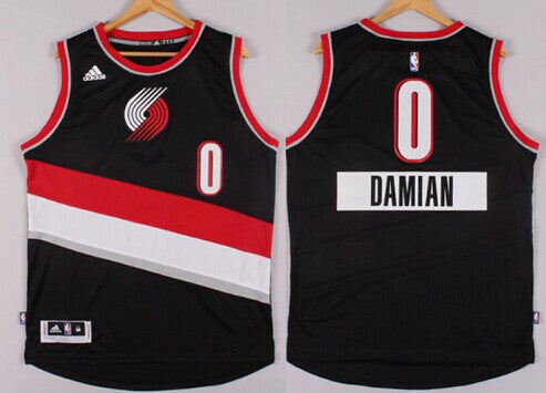 Damian Lillard Revolution Portland Trail Blazers black jersey