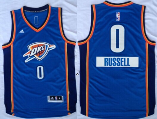Russell Westbrook Revolution Oklahoma City Thunder blue jersey