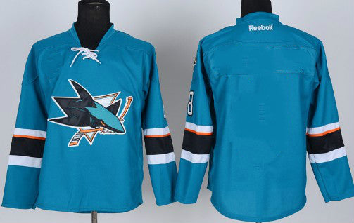 Custom San Jose Sharks blue jersey