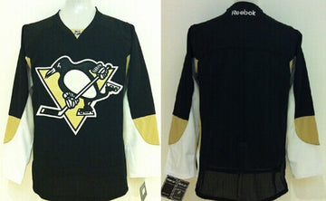 Custom Pittsburgh Penguins black jersey