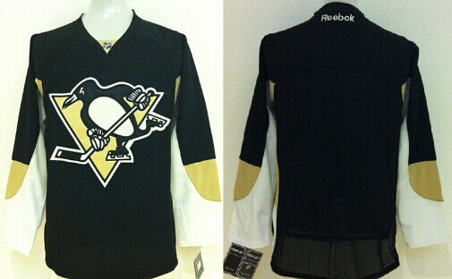 Custom Pittsburgh Penguins black jersey