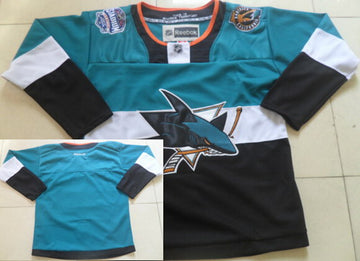 Custom San Jose Sharks blue Stadium Series jersey