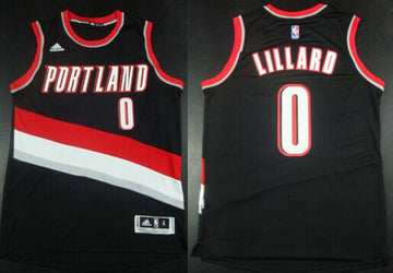 Damian Lillard Revolution Portland Trail Blazers black jersey
