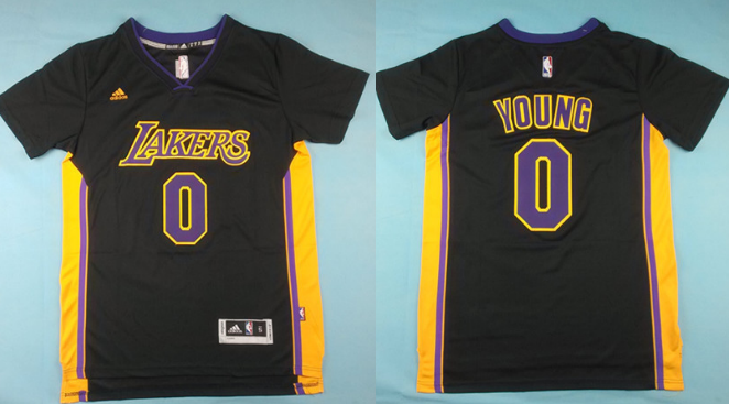 Nick Young Revolution Los Angeles Lakers black jersey