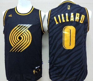 Damian Lillard Revolution Portland Trail Blazers black jersey
