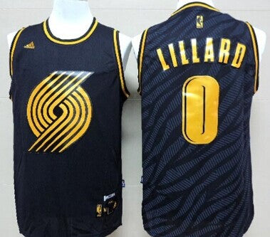Damian Lillard Revolution Portland Trail Blazers black jersey