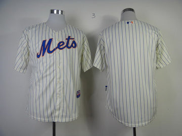 Custom New York Mets cream jersey