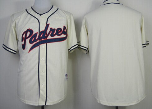 Custom San Diego Padres cream jersey
