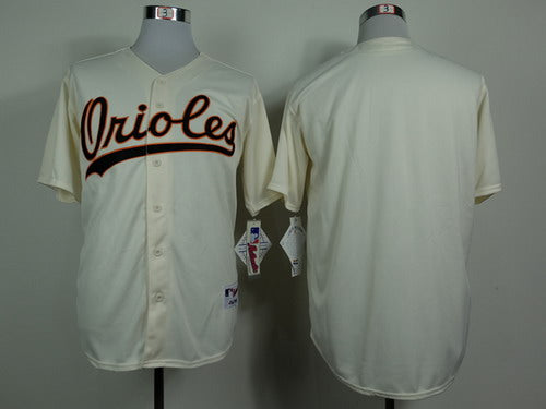 Custom Baltimore Orioles cream jersey