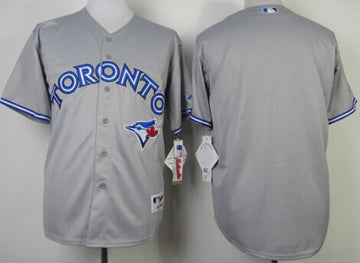 Custom Toronto Blue Jays gray jersey