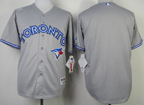 Custom Toronto Blue Jays gray jersey
