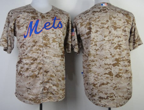 Custom New York Mets camo Camo jersey