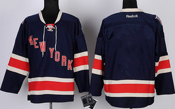 Custom New York Rangers navy Third jersey