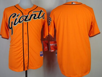 Custom San Francisco Giants orange jersey