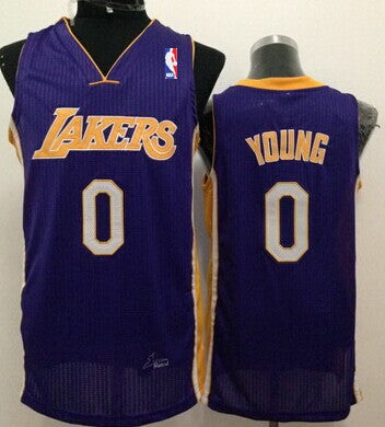 Nick Young Los Angeles Lakers purple jersey