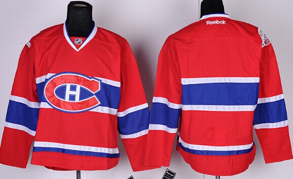 Custom Montreal Canadiens red jersey