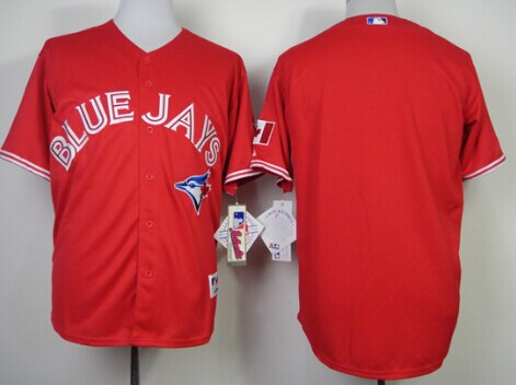 Custom Toronto Blue Jays red jersey