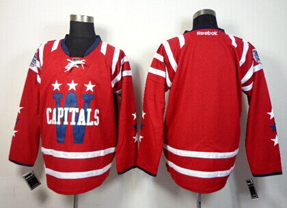 Custom Washington Capitals red Winter Classic jersey