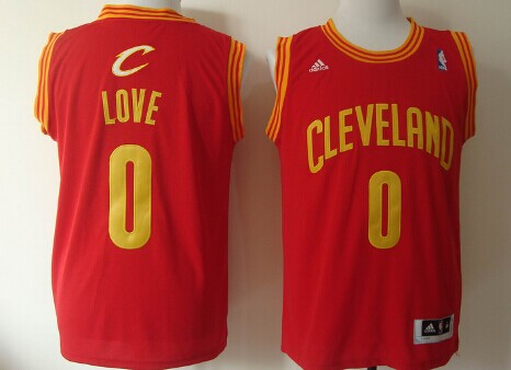 Kevin Love Revolution Cleveland Cavaliers red jersey