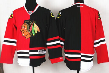 Custom Chicago Blackhawks red jersey