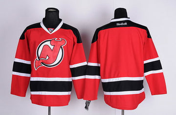 New Blank New Jersey Devils red jersey