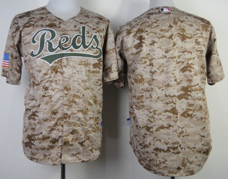 Custom Cincinnati Reds camo Camo jersey