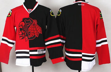 Custom Chicago Blackhawks red jersey