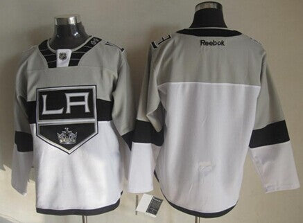 Custom Los Angeles Kings gray Stadium Series jersey