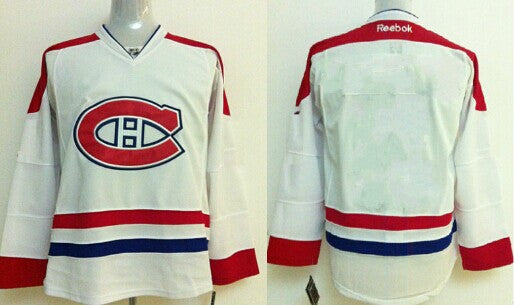 Custom Montreal Canadiens white jersey
