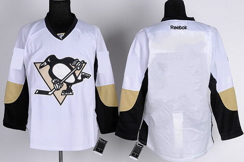 Custom Pittsburgh Penguins white jersey