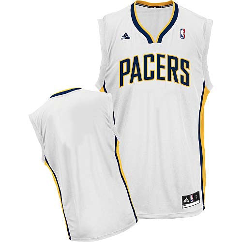 Custom Indiana Pacers white jersey