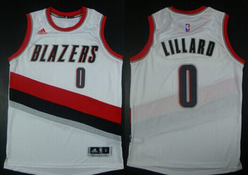 Damian Lillard Revolution Portland Trail Blazers white jersey