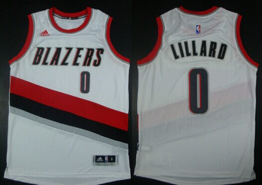 Damian Lillard Revolution Portland Trail Blazers white jersey