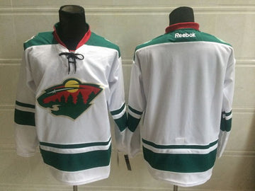 Custom Minnesota Wild white jersey