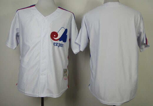 Custom Washington Nationals white Throwback jersey