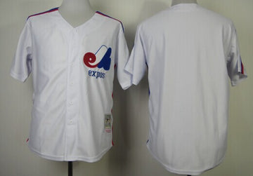 Custom Washington Nationals white Throwback jersey