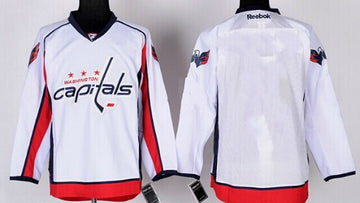 Custom Washington Capitals white jersey