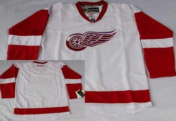 Custom Detroit Red Wings white jersey