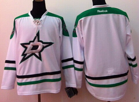 Custom Dallas Stars white jersey