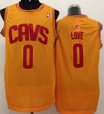 Kevin Love Cleveland Cavaliers yellow jersey
