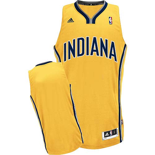 Custom Indiana Pacers yellow jersey
